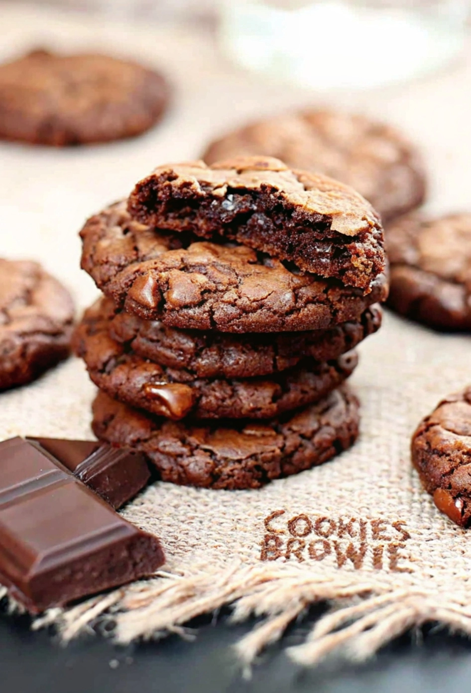 Chocolate Lover's Dream: Easy, Decadent Fudgy Brownie Cookies